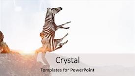  Presentation with media - Amazing PPT layouts having hard work - businessman carrying zebra mixed media backdrop and a lemonade colored foreground