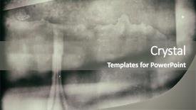  Presentation with film strip - PPT theme having hardcore - abstract grained film strip texture background and a gray colored foreground