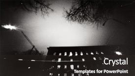  Presentation with film - Colorful slide deck enhanced with hardcore - lo-fi film photography style night backdrop and a dark gray colored foreground