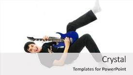  Presentation with young children playing multicultural - Presentation enhanced with hardrock - portrait of an excited young background and a white colored foreground