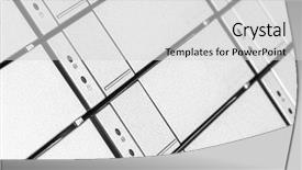  Presentation with data center - Slide set featuring hardware in internet data center background and a  colored foreground