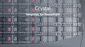  Presentation with data center - Slide deck with hardware-in-internet-data-center background and a gray colored foreground