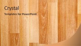  Presentation with wood texture - Colorful PPT theme enhanced with hardwood floor - wood texture background old panels backdrop and a  colored foreground