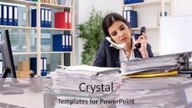  Presentation with work - Beautiful PPT layouts featuring hardwork - female employee with too much backdrop and a light gray colored foreground