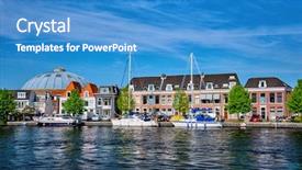 Presentation with harlem - Cool new theme with harlem - boats and houses on spaarne backdrop and a  colored foreground