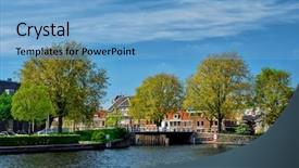  Presentation with harlem - Beautiful presentation featuring harlem - canal and spaarne river backdrop and a  colored foreground