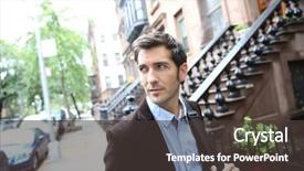  Presentation with harlem - Amazing theme having harlem - man walking in a residential backdrop and a  colored foreground