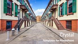  Presentation with harlem - Audience pleasing theme consisting of harlem - new york city usa backdrop and a gray colored foreground