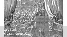  Presentation with lift - Presentation theme featuring harlequin-bombario-and-a-fool background and a gray colored foreground