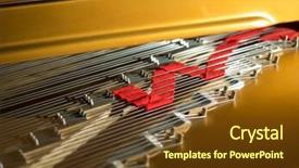  Presentation with concert and muscic conductor - Amazing slides having harmonic - interior of a concert grand backdrop and a  colored foreground