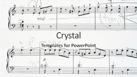  Presentation with sheet music - Cool new presentation with harmonic - music sheet full of errors backdrop and a  colored foreground