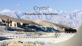  Presentation with harmony - Audience pleasing slides consisting of harmony borax mine death valley national park california usa backdrop and a light blue colored foreground