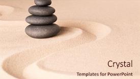  Presentation with relaxation - Presentation theme featuring harmony relaxation and meditation tao background and a lemonade colored foreground