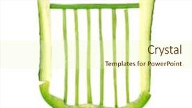  Presentation with hydroponics vegetables hydroponic vegetable - Colorful theme enhanced with harp made of vegetables isolated backdrop and a  colored foreground