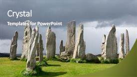  Presentation with circle - Audience pleasing PPT layouts consisting of harris outer hebrides scotland backdrop and a gray colored foreground