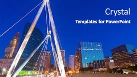  Presentation with usa - Presentation theme with hartford-connecticut-usa-downtown-skyline background and a royal blue colored foreground