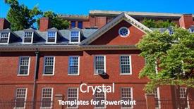 Presentation with harvard - Colorful PPT layouts enhanced with harvard university in cambridge massachusetts backdrop and a tawny brown colored foreground