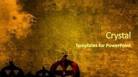  Presentation with halloween - Presentation theme having harvesting festival - halloween abstract background background and a  colored foreground
