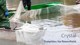  Presentation with czech republic - Colorful PPT layouts enhanced with harvesting-pond-in-czech-republic backdrop and a sky blue colored foreground