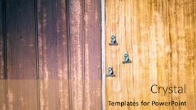  Presentation with summer sun - PPT theme having harvesting-wheat-grain-in-summer background and a coral colored foreground