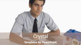  Presentation with budgeting - Slide deck enhanced with haryana - real estate agent budgeting near background and a coral colored foreground