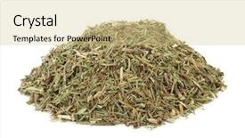  Presentation with alternative medicine - Slide set consisting of has anti inflammatory anti bacterial background and a soft green colored foreground