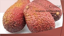  Presentation with avocado - Presentation theme enhanced with hass-avocado-fruits-isolated background and a coral colored foreground