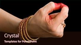  Presentation with indian dance - Presentation theme having hasta of indian classic dance background and a wine colored foreground