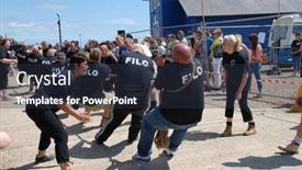  Presentation with war games - Colorful PPT theme enhanced with hastings-england-july-30-local backdrop and a tawny brown colored foreground