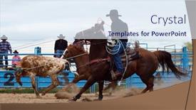  Presentation with cowboy - Presentation theme with hastings-october-24-a-cowboy background and a sky blue colored foreground