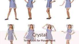  Presentation with simple - Slide set featuring hat isolated on the whit background and a  colored foreground