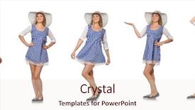  Presentation with simple plain - Amazing slide set having hat isolated on the whit backdrop and a  colored foreground