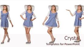  Presentation with simple - Slide set enhanced with hat isolated on the whit background and a  colored foreground