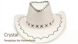  Presentation with graduation ceremony graduation caps hat - Cool new slides with hat isolated on the white backdrop and a cream colored foreground