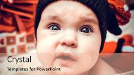  Presentation with cute black board - Slide deck enhanced with hat looks at the world background and a lemonade colored foreground