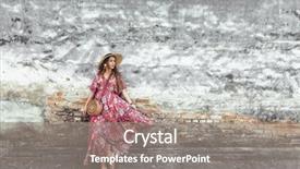  Presentation with maxi - Slide deck with hat walking on the asia background and a gray colored foreground