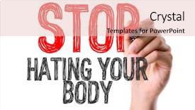  Presentation with marker - Presentation theme consisting of hate - hand with marker writing background and a lemonade colored foreground