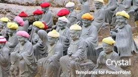  Presentation with hiroshima - Slide set featuring hats daishouin daishou-in buddhis background and a gray colored foreground