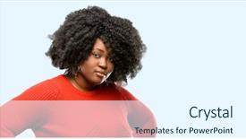  Presentation with beautiful nature in twilight - Cool new theme with haughtiness - beautiful african woman confident backdrop and a  colored foreground