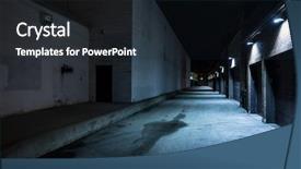  Presentation with haunted - Colorful slides enhanced with haunted - dark and eerie urban city backdrop and a dark gray colored foreground