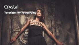  Presentation with spooky - PPT theme having foliage backdrop nature background plant background and a tawny brown colored foreground.