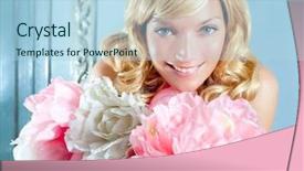  Presentation with prince princess fairy - PPT layouts having haute couture - blond fashion princess and vintage background and a  colored foreground