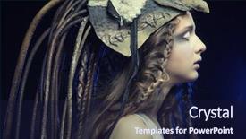  Presentation with creative - Colorful slide deck enhanced with flag of free and hanseatic backdrop and a coral colored foreground