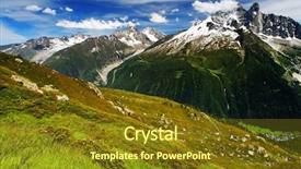  Presentation with rouen haute normandy france - Slide set consisting of haute savoie mountain landscape france background and a  colored foreground