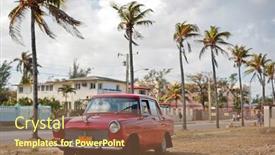  Presentation with car buying - Audience pleasing slides consisting of havana-25-march-vintage-car backdrop and a  colored foreground