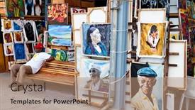  Presentation with cuban - Amazing presentation theme having havana-april-2-art-market backdrop and a coral colored foreground