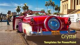  Presentation with million people - Beautiful PPT theme featuring havana-august-14-classic-ford backdrop and a tawny brown colored foreground