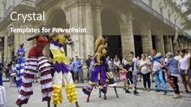  Presentation with cuba - Theme having havana-cuba-16-feb-2017 background and a violet colored foreground