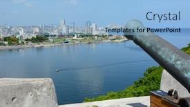  Presentation with cuba - Presentation design enhanced with havana-cuba-july-23-2016 background and a  colored foreground