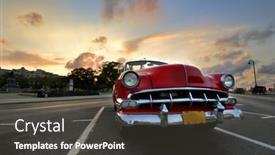  Presentation with vehicles - Slide set enhanced with havana-cuba-nov-3-2009 background and a dark gray colored foreground